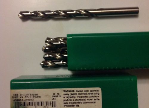 Precision 015618 15618 Jobber R Drill Bit Set of 6 High Speed Steel 0.3390&#034; 118°