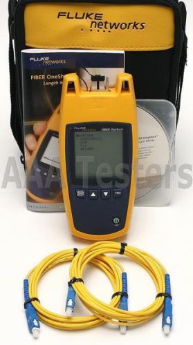 Fluke networks fibr-1-kit fiber oneshot sm sc fiber optic test set one shot for sale