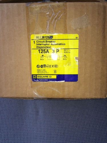 Square D HLL36125LV Circuit Breaker New In Box