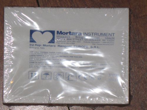 MORTARA INSTRUMENTS Thermal Paper 4.25&#034;x5.5&#034; cued Z-Fold 200 sheets 9100-028-50