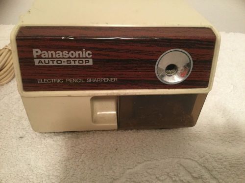 VINTAGE PANASONIC AUTO STOP ELECTRIC PENCIL SHARPENER KP-110