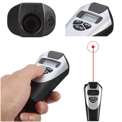 Ultrasonic Tape Measure Distance Meter LCD Digital Solid Laser Beam Pointer Tool