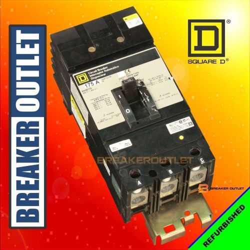 Refurb Square D KH36175 Circuit Breaker 3 Pole 175A 600V I-Line KH 35kA