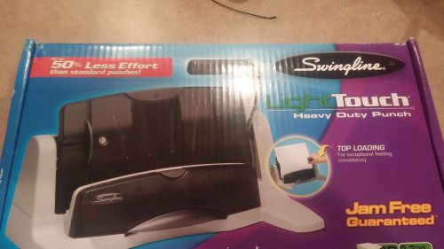 NEW!!! Swingline LightTouch Heavy Duty Punch, 2 - 7 Holes, 40 Sheets 74357