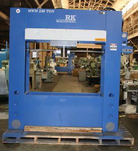 250 H-FRAME HYDRAULIC PRESS, Pressmaster HFP-250/MWH Wi