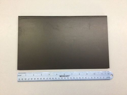 BLACK ABS MACHINABLE PLASTIC SHEET 5/16&#034; X 7&#034; X 12&#034; MATT FINISH