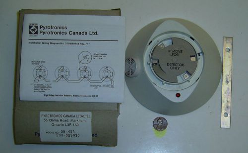 PYROTRONICS DB-4SA SMOKE ALARM DETECTOR-NIB