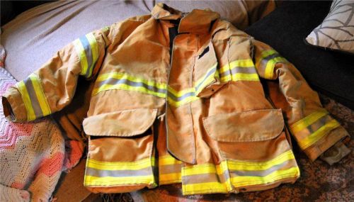 Janesville lion turnout  firemans bunker kevlar coat 54/29 for sale