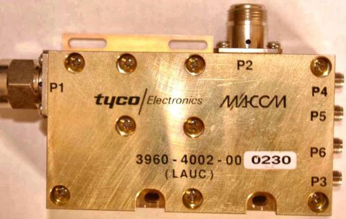 10 new pieces, TYCO / M/ACOM 3960-4002-00 MICROWAVE DISTRIBUTORS, P1 thru P6