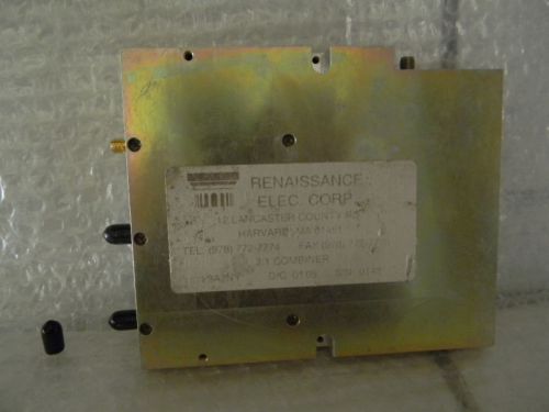 RF MICROWAVE HIGH POWER COMBINER RENAISSANCE 3:1 COMBINER