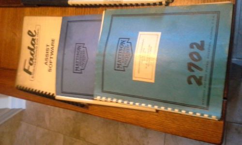 Metalworking machine manuals