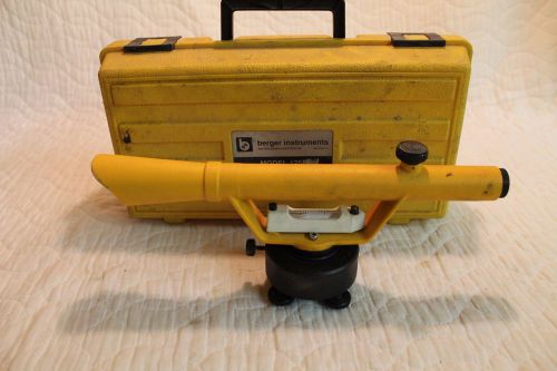 Berger Model 125B Mini G Dumpy Level Transit Level with Case