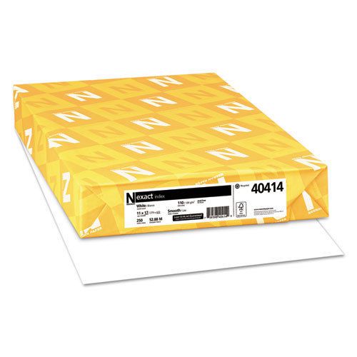 Exact Index Card Stock, 110lb, 92 Bright, 11 x 17, 250 Sheets