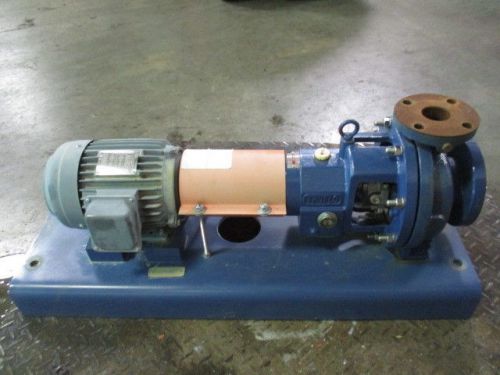 Truflo 3x2x6 iron pump w/2hp motor #610805d mod:3x2x6 sn:9120055-5 new for sale