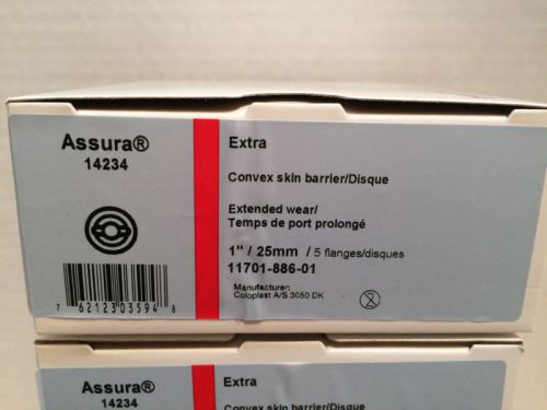 Coloplast Assura 14234 Easiflex Two-Piece Skin Barrier Pre-Cut Convex Bx/5 06/15