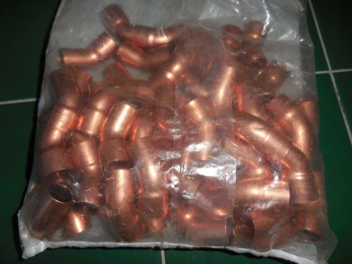 50 NEW WB03326 MUELLER 1/2 FTG X 1/2 C 45 ELL WROT COPPER USA