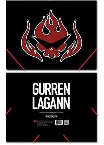 Gurren Lagann Symbol Elastic Band File Folder