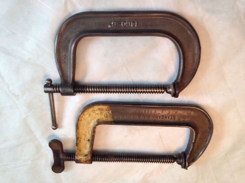 Cincinnati Tool No. 540 6&#034; And Adjustable No. 1460 6&#034; Capacity Clamps