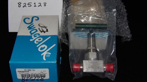 T-Handle Swagelok Valve, 3/8 SS-6BK-TW AMAT #825128, Factory Seal Helium Leak Ck