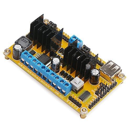 DROK? L298N Motor Drive Controller Board Dual H-bridge DC Motor Driver Chip