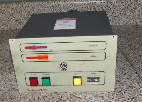 VARIAN TURBO-V200 V200 VACUUM  PUMP CONTROLLER