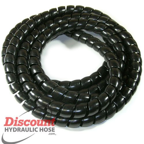 Hydraulic hose spiral guard protection - 66 foot coil - for 1/4&#034; to 1/2&#034; hoses for sale