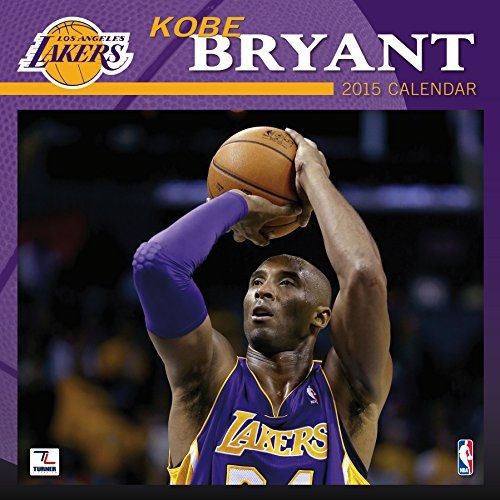 Turner Perfect Timing 2015 Los Angeles Lakers Kobe Bryant Player Wall Calendar,
