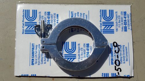 Nc nor-cal nw-50-cp iso nw-32/50 flange fitting wing nut clamp for sale