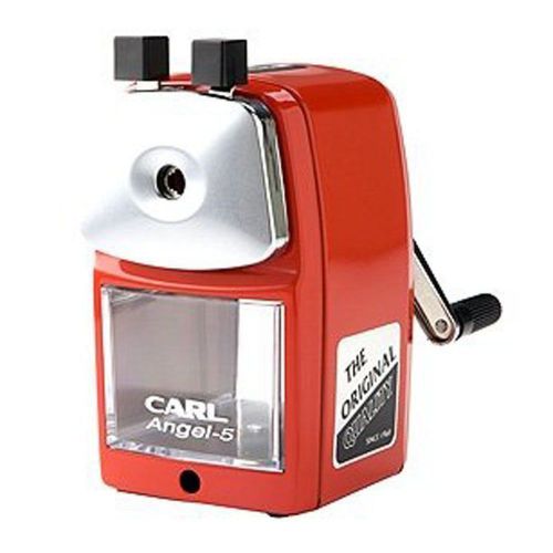 CARL Angel-5 Pencil Sharpener Red