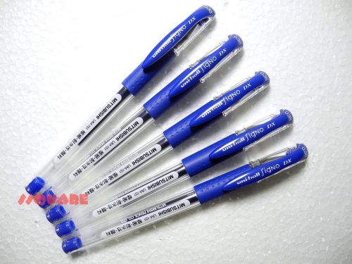 10 pcs Uni-Ball Signo UM-151 0.38mm Ultra Fine Rollerball pens, Blue