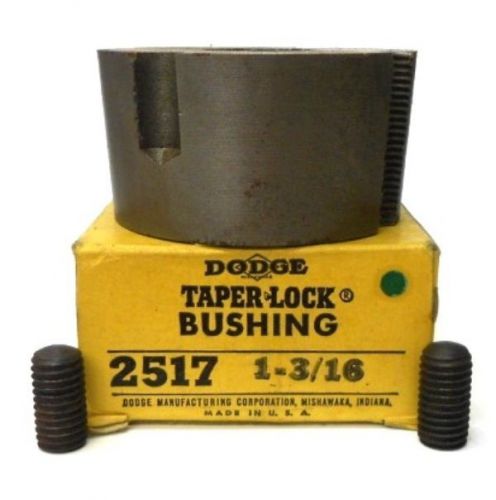 DODGE TAPER LOCK BUSHING 2517 **1 3/16&#034;** APPROX 3 3/8&#034; LARGEST OD, 1 3/4&#034; DEPTH