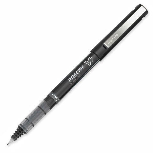 Pilot Precise V7 Stick Rolling Ball Pen, Fine Point, Single Pen, Black Ink