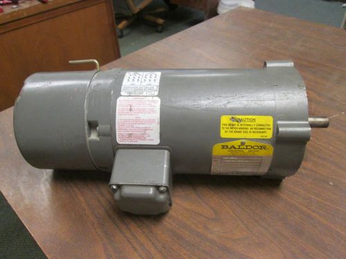 Baldor AC Motor w/ Brake VBM3542 0.75HP 1725RPM 56C 230/460V 2.6/1.3A New Surpl