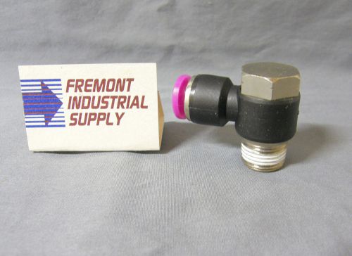 (Qty 10) Pneumatic Push In fitting Male Elbow Swivel 3/8&#034; OD Tubing x 3/8&#034; NPT