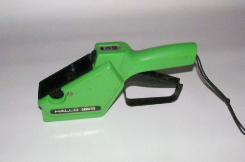 HALLO Pre printed Label Gun by Shinsei uses 1&#034;x1 1/8&#034; Labels