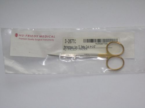 Brand new Hu-Friedy Metzenbaum Scs TC Baby Cvd  4-1/2&#034;