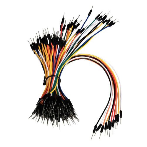 Z&amp;T Solderless Flexible Breadboard Jumper Wires M/M Package 200pcs