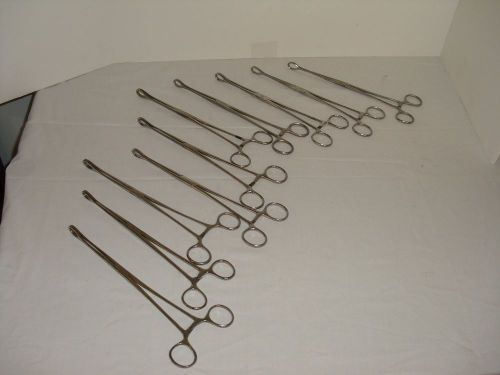 Various Miscellaneous Sponge Forceps Weck, Tomas, Miltex Jarit Lot of 10 Didage