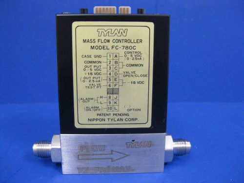 Tylan FC-780C Mass Flow Controller MFC, 1 SLM, O2, 1/4&#034; MVCR