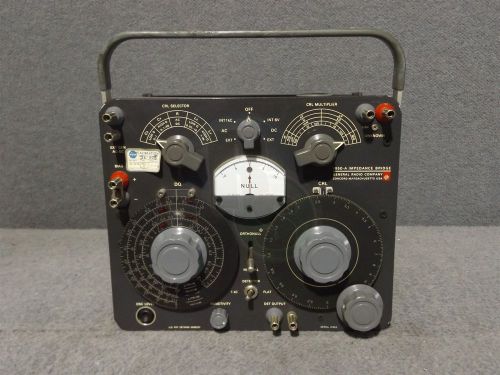 GenRad General Radio Company Type 1650-A Impendence Bridge Meter