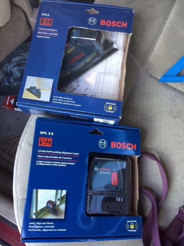 Bosch Laser Square Slightly Used , 50 Foot Laser Distance Meter,Bosch