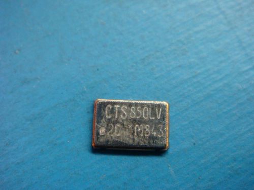 (1) CTS CB3LV-2C-1.8432 1.8432 MHz 3.3V ±100ppm HCMOS TTL SMD CRYSTAL OSCILLATOR