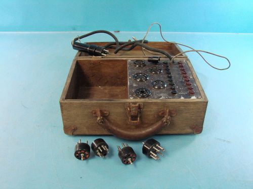 Vtg Radio Tube Testers P+R Meters Very Early Model 1166A