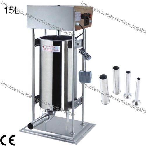 15L Electric Auto Sausage Filler Sausage Stuffer Sausage Salami Maker Machine