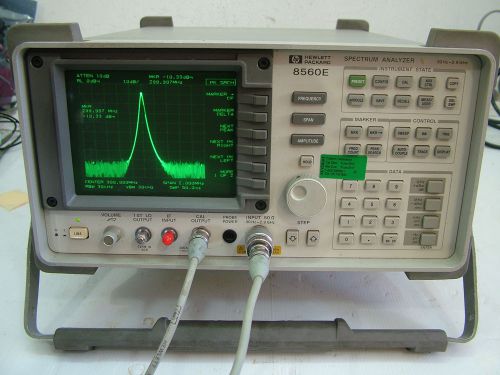 HP Agilent 8560E 30Hz - 2.9GHz Spectrum Analyzer  Calibrated till Jan 2017