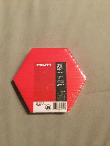 HILTI DC-D UP-S 4.5 x 7/8&#034; SEGMENTED BLADE -MASONRY  5 PACK