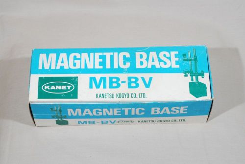 KANET TYPE MB-BV MAGNETIC BASE GAUGE/TOOL HOLDER 9&#034; TALL NOS