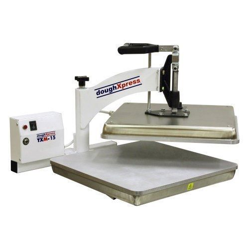 DoughXpress TXM-15 Manual Tortilla Dough Press with 15&#034; Platens, 220V, 16-1/2&#034;