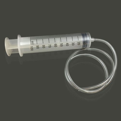 ANZESER Large Plastic 100ml Syringe with 120cm (47.2in) Handy Plastic Tubing