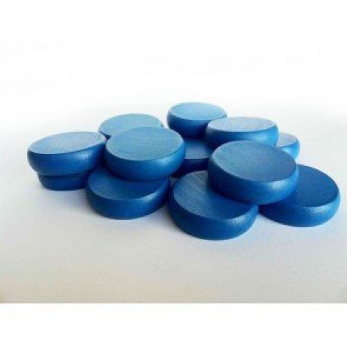 Mayday Games Crokinole Discs (14-Piece), Blue